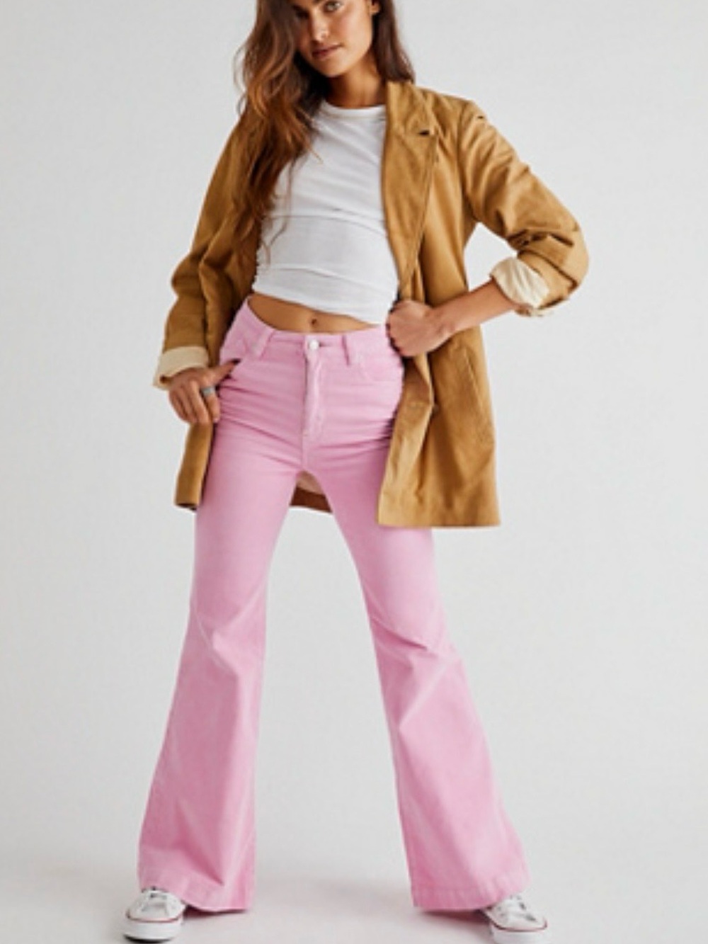 NWT Rolla's East Coast Cord Flare Pants (Magnolia Pink) Size 31
